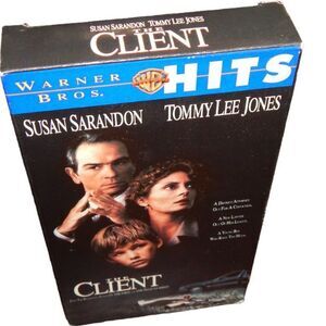 The Client Tommy Lee Jones Susan Sarandon vintage VHS in original paper case